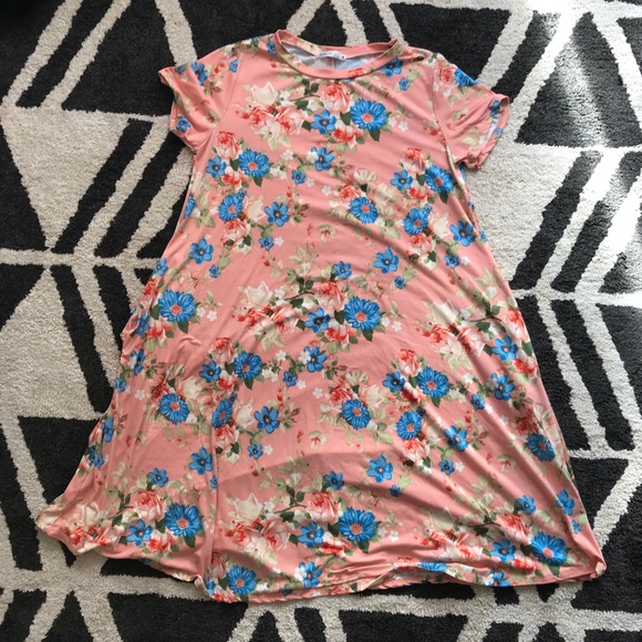 Honey and Lace Dresses & Skirts - 🛍 Pink Floral Honey & Lace Napa Dress